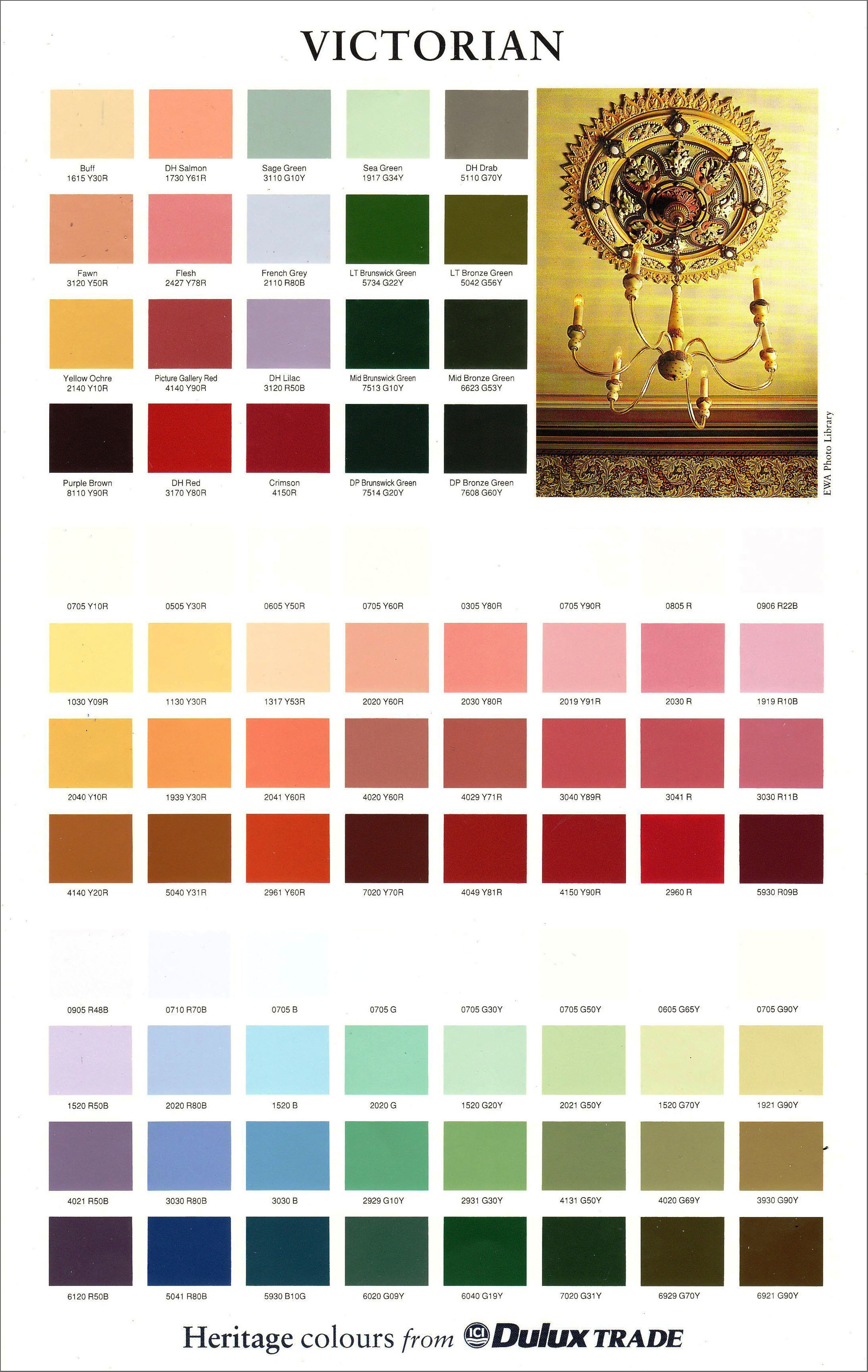 Dulux Heritage Victorian Colours