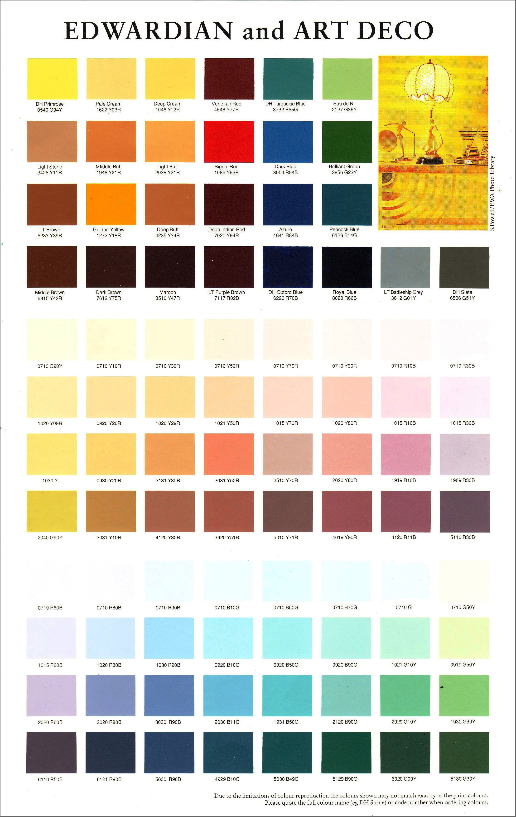 Dulux Heritage Edwardian and Art Deco Colours Dulux Heritage Edwardian and Art Deco Colours